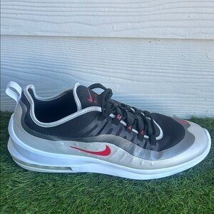 Nike Air Max Black and Red Athletic Shoes